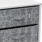 Sorbus Nightstand with 3 Drawers - Furniture Storage for Bedroom, Closet, Office Organization - Steel Frame, Wood Top, Pastel Fabric Bin